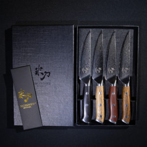 Riceknife Steak knives - Set of 4 - 135 mm. | Eclipses Series