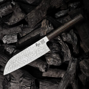 FORGE - Loss and Gain - Damascus Santoku Knife