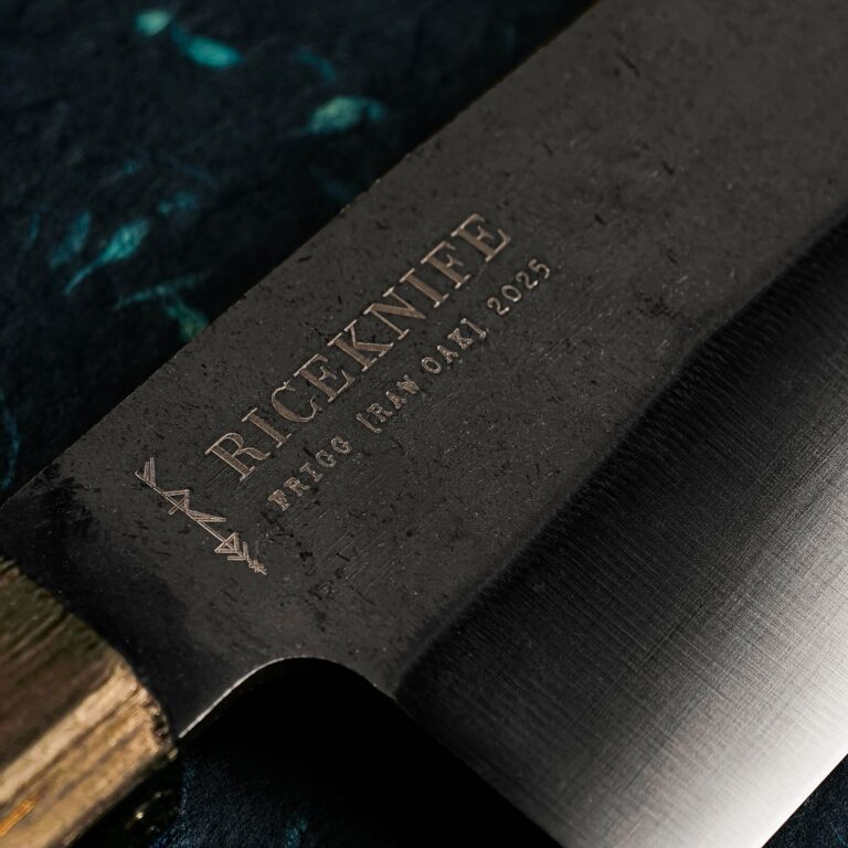 FRIGG blade side marked RICEKNIFE, FRIGG [RAW OAK] 2025