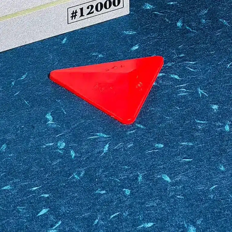 RICEKNIFE angle guide for holding a steady sharpening angle