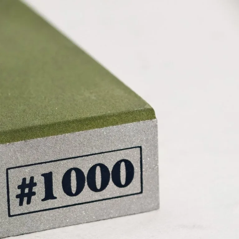 Resin-bonded diamond stone, 1000 grit, in the RICEKNIFE Professional sharpening set