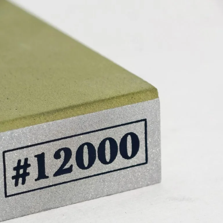 Resin-bonded diamond stone, 12000 grit, in the RICEKNIFE Professional sharpening set